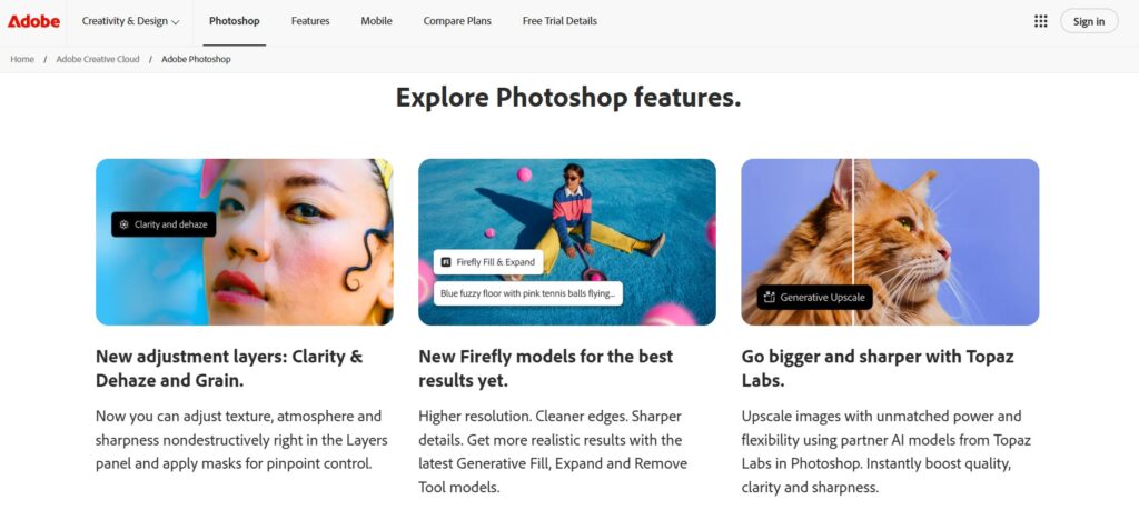 Adobe Photoshop Generative Upscale — Best for Designers