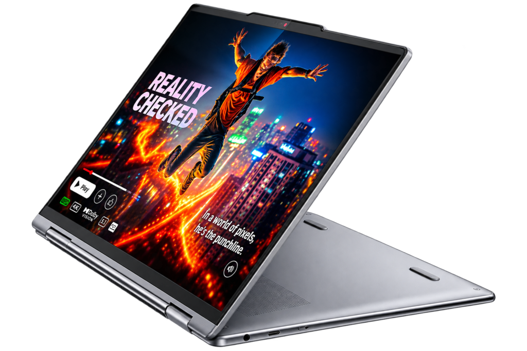 2-in-1 laptop in tablet mode for Best AI Laptops in India