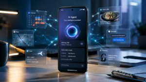 AI agent phone using AI to automate smartphone tasks across multiple apps