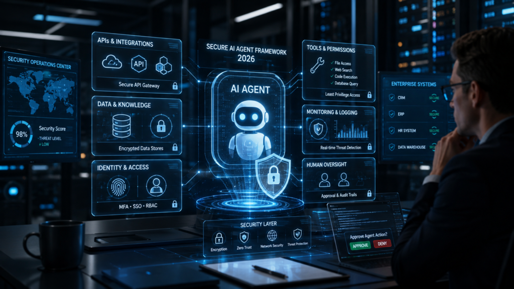 AI agent security protecting autonomous AI systems, tools, data, and enterprise workflows