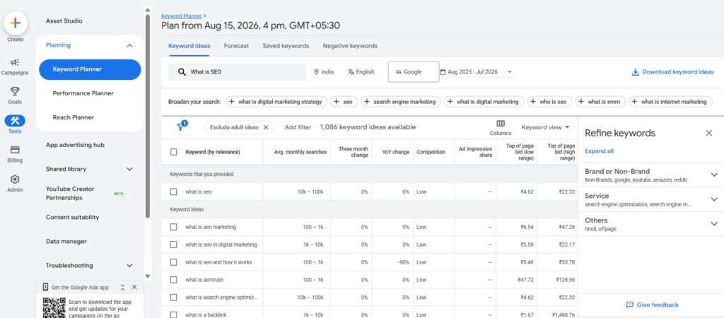 Google Keyword Planner — Best Free Data Source for Search Advertising