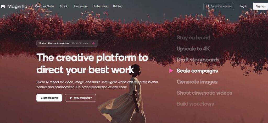 Magnific — Best for Creative AI Upscaling