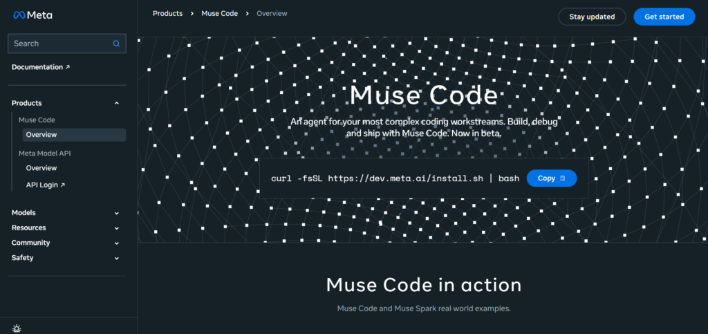 Meta Muse Code — An Emerging Coding Agent