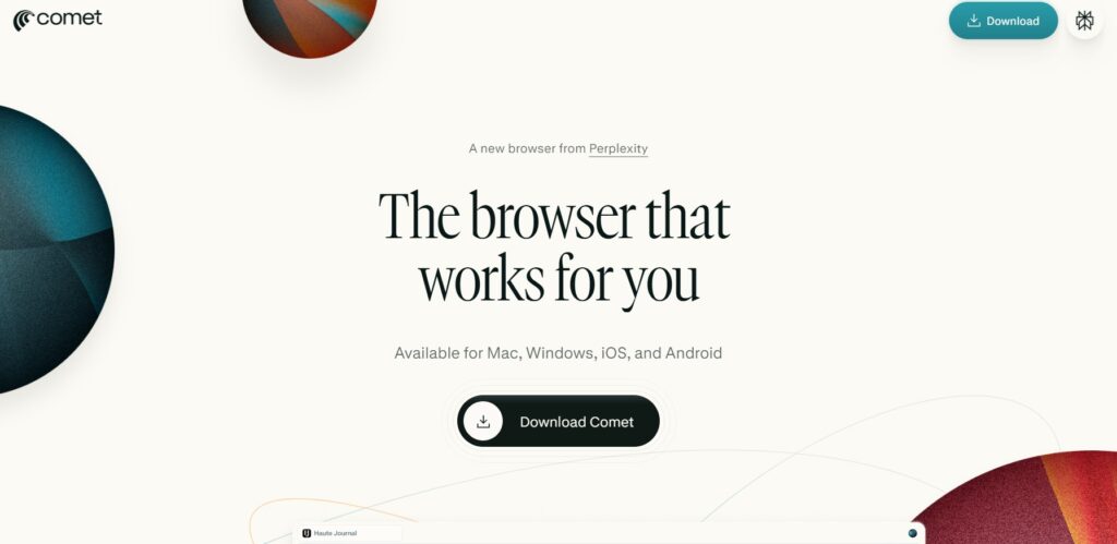 Perplexity Comet — Best AI-Native Consumer Browser