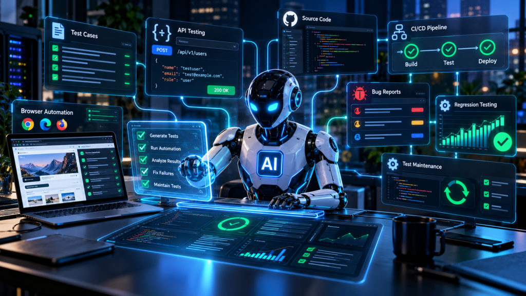 AI QA testing tools for automated software testing and quality assurance